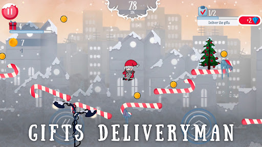 Android application Unstoppable Santa Demo screenshort