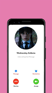 Wednesday Addams Fake Call