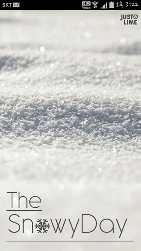Android application The SnowyDay - 카카오톡 테마 screenshort