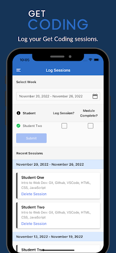 Get Coding Screen 2