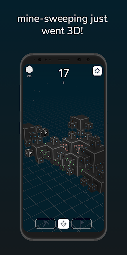 Android application minar: 3D mine sweeper screenshort