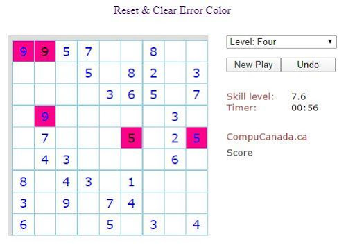 CompuCanada SUDOKU