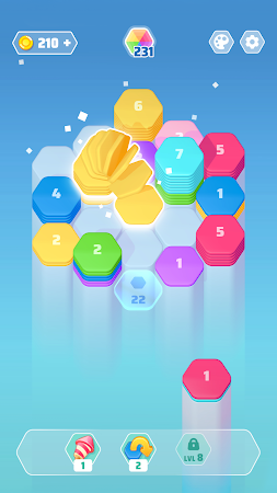 Game screenshot カラースライドパズル hack
