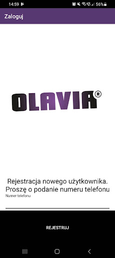 Android application Olavia® Taxi screenshort