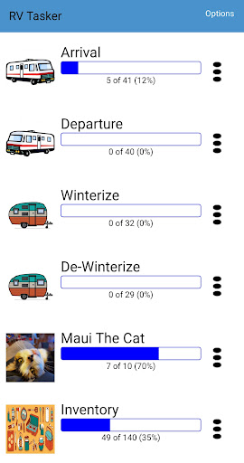 RV Tasker Checklists And More Screen 2