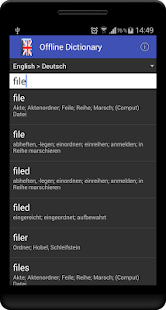 Offline Dictionary Screenshot