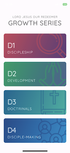 Android application Discipleship Growth Series screenshort