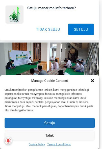 Android application Masjid Arrohmah screenshort