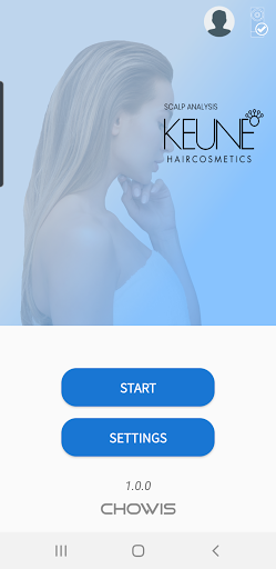 Android application Keune Scalp Analysis screenshort