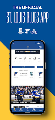 Android application St. Louis Blues screenshort
