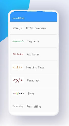 Web development (Web-Tech) Screen 2