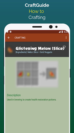 Crafting Book - Crafting Guide Screen 2