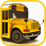 School bus driver games icon