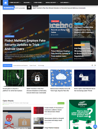 CySecurity News Screen 3