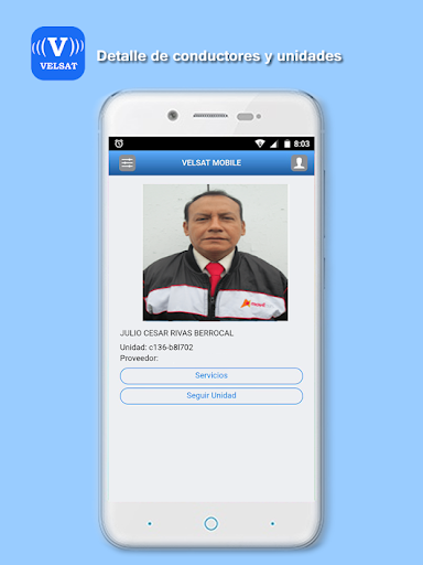 VELSAT MOBILE Screen 3