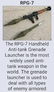 Popular weapons