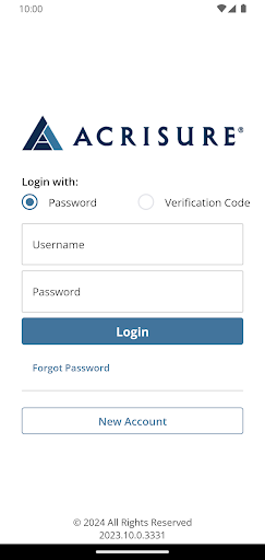 Android application Acrisure South screenshort