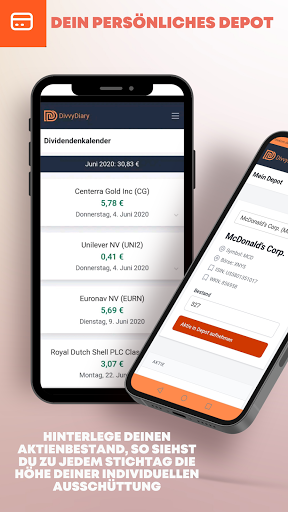 DivvyDiary Dividends Calendar Screen 3
