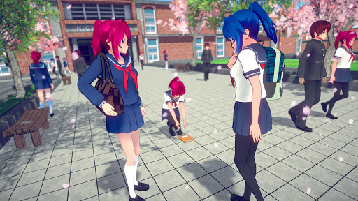 Anime High School Girl Life 3D - Yandere Simulator Mod + Apk(Unlimited Money/Cash) screenshots 1