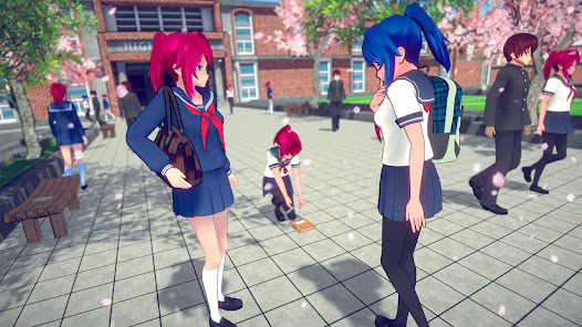 Anime High School Girl Life 3D - Yandere Simulator 1.33 APK + Mod (Unlimited money) إلى عن على ذكري المظهر