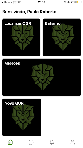 Android application Plataforma QGR screenshort