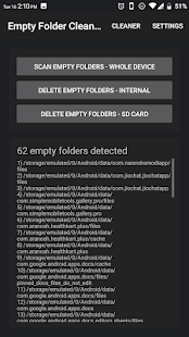 Empty Folder Cleaner Varies with device APK screenshots 22