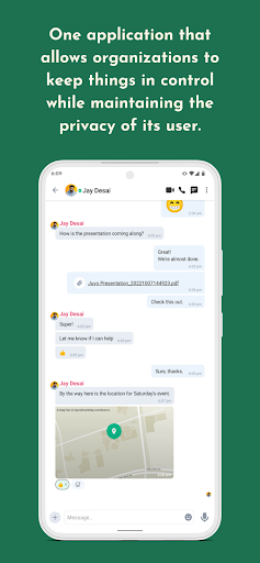 Sperotel Messaging Screen 2