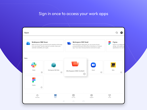 Screenshot of Intelligent Hub