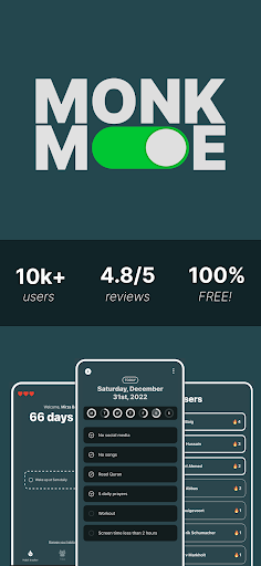 Android application Monk Mode screenshort