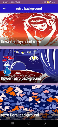 retro background Screen 2