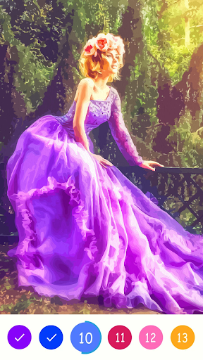 Oil Painting - Paint Color  Adult Coloring Book