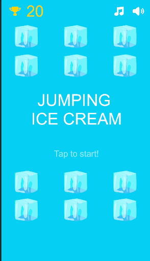 Android application 점핑 아이스크림 screenshort