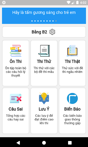 Android application Ôn Thi GPLX 600 Câu screenshort