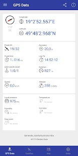 GPS Data Screenshot