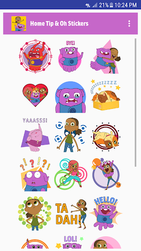Android application DWA Home Tip & Oh Stickers screenshort