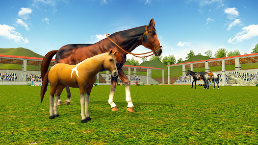Horse Jumping 3D- Horse Riding  screenshots 2