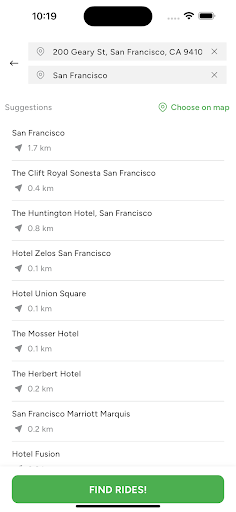 Humsafar - Share Rides & more. Screen 3