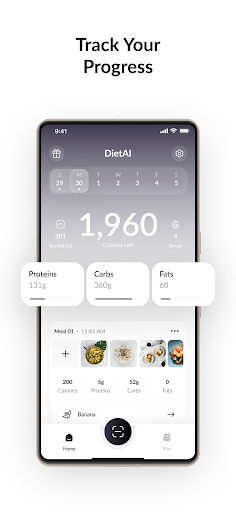 Screenshot of DietAI: Calorie Counter