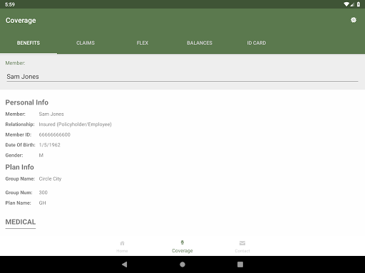 CareFactor Screenshot