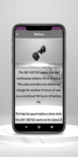 Sony wf XB700 guide Screen 3