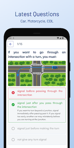 Android application NM DMV Permit Test Guide screenshort