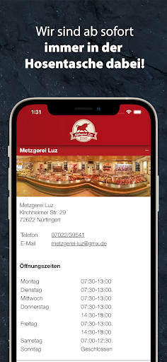 Metzgerei Luz Screen 3