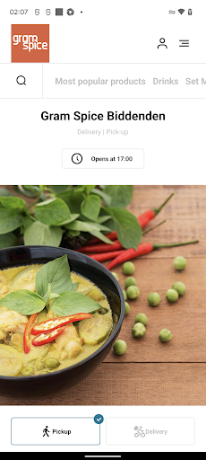 Android application Gram Spice Biddenden screenshort