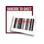 Cover Image of Download Barcode to Sheet  APK