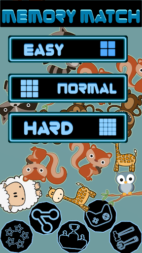 Android application Animals Matching Game screenshort