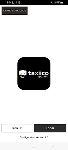 Android application Taxiico Driver screenshort