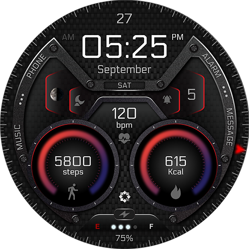 A370 Neon Watch Face - YOSASH logo