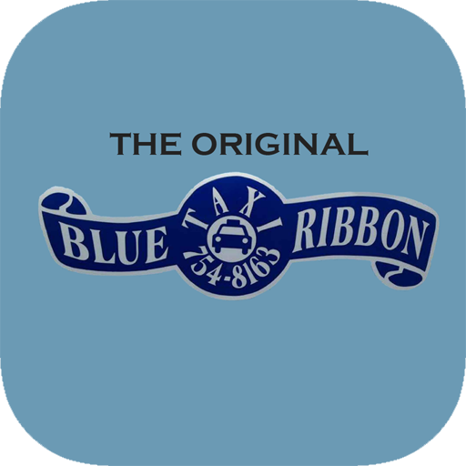 Original Blue Ribbon Taxi logo