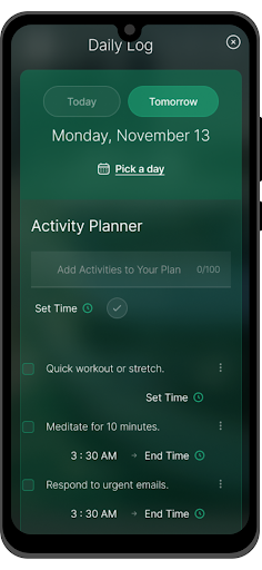 Android application GrowFrom Companion App screenshort