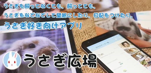 うさぎ広場 うさちゃんをなでて壁紙にしよう うさぎ写真シェア 飼育日記 うさぎあつめアプリ Google Play のアプリ